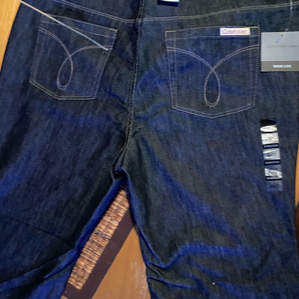 Calvin Klien Blue Denim FlareJeans